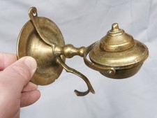 Ancienne lampe à Huile avec poignée / applique , style marine bateau nautique ..