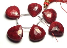 6 pcs RUBY 16-18mm Faceted