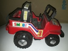Jouet ancien jeep super buggy Smoby voiture à friction 4x4