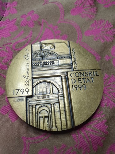 Médaille bronze monnaie - monnaie, de