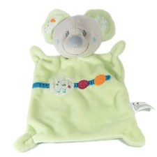 Doudou plat Souris verte