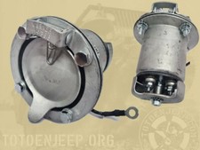 PRISE FEMELLE A6019 REMORQUE WILLYS BANTAM . jeep willys  us  ww2