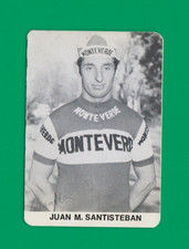 CYCLISME carte cycliste JUAN M.SANTISTEBAN équipe MONTE VERDE Calendrier 73