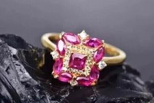 Bague de mariage art déco