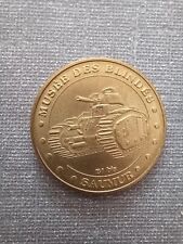 SAUMUR MUSÉE DES BLINDES Médaille Jeton Touristique char B1 Bis tank cavalerie