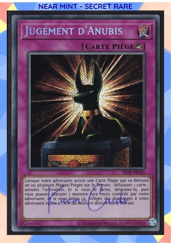 Jugement anubis dcr - jugement, d'anubis