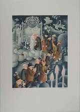 Raymond PEYNET : L'entrée au Paradis, Lithographie originale signée