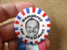 POLITICAL BADGE HUMPHREY FOR