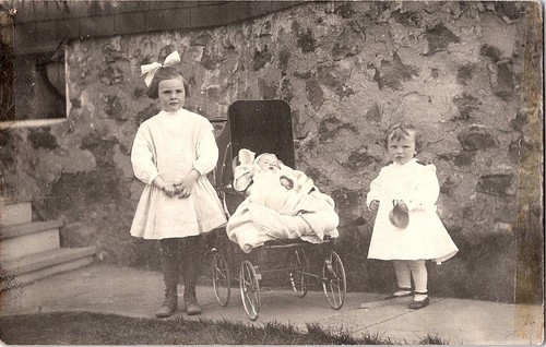 Carte postale rppc portrait - carte,