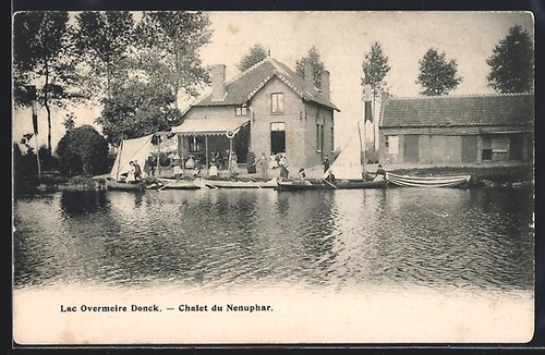 Cpa afsnee lac overmeire - lac,