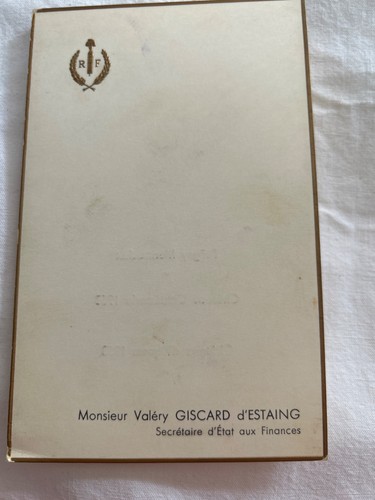 Menu ancien valéry giscard - ancien,