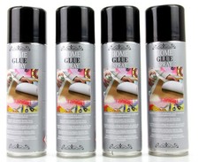 Colle Spray Pour Maquettes Papier Carton Bois Textile Aérosol Bombe 300 ml