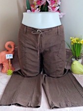 Vêtement occasion femme : Pantacourt en Lin " La City " - T : 38