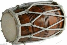 Folk Mariage Kirtan Dholak Indien Professionnel Musical Instrument Avec Housse