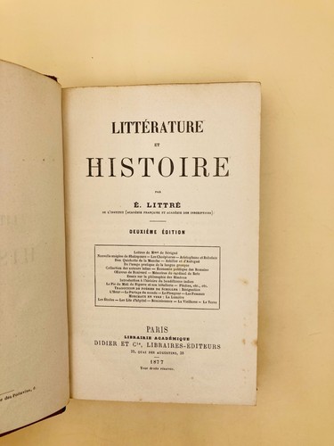 émile littré littérature - Émile,