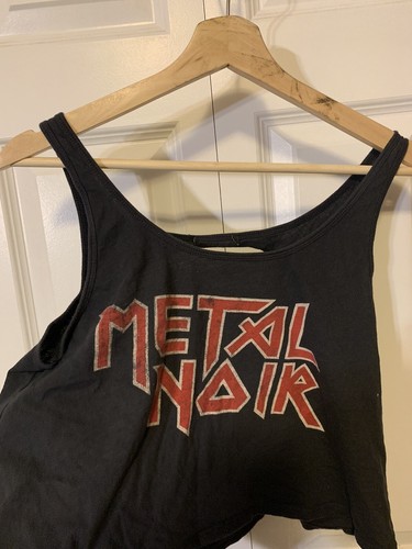 Metal noir women m - noir, sz