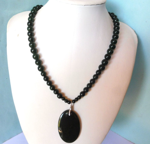 Collier jade vert - jade,