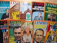 Lot N°51 de 10 anciens magazines revues L'EXPRESS de 1976