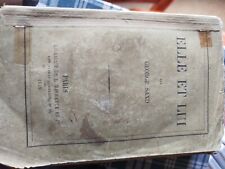 Elle Et Lui Georges Sand Hachette 1859