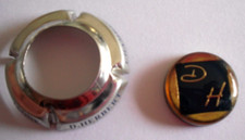 Capsule de champagne Didier HERBERT  N° 10 Métal, insert bleu