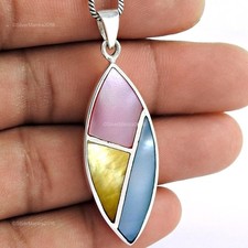 Coque Pierre Véritable 925 Argent Sterling Handmade Chaton Noël Cadeau Pendentif