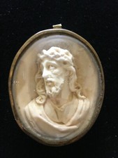 Médaillon Plâtre Christ &