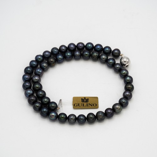 Collier perles grises - , et
