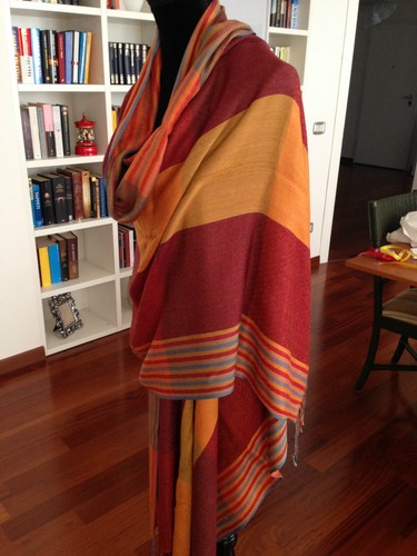 Scialle arancio - scialle,