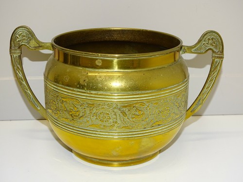 Joli cache pot laiton art - joli,