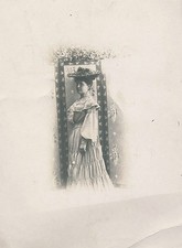 Jeune Femme Elégante Chapeau