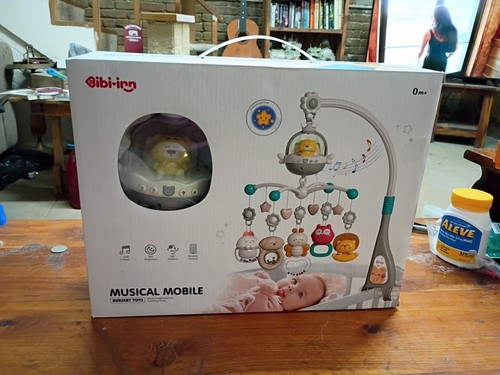 Musical animals crib - musical,