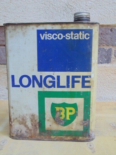 Bidon huile ancien bp - d'huile,