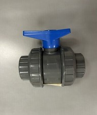 Vanne pvc sphère double - pvc,