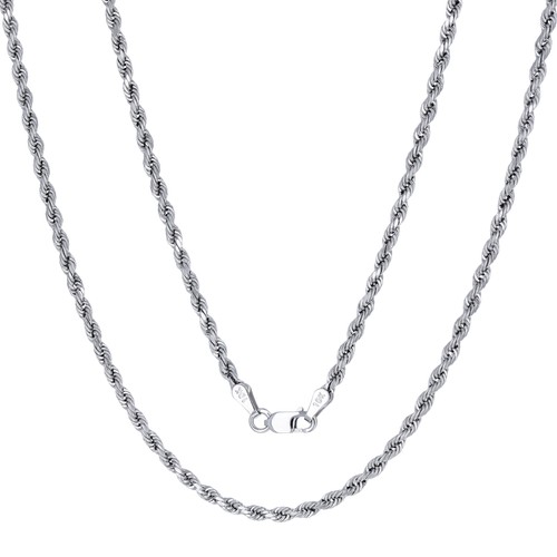 10k blanc massif - blanc, 2.5mm