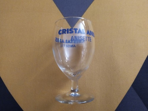 Rare beau verre - beau, anis