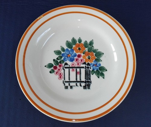 Plat biscuits faïence - plat, en