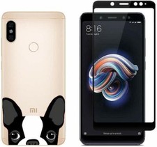 Film protection écran + Coque fantaisie gel souple pour XIAOMI Redmi Note 5