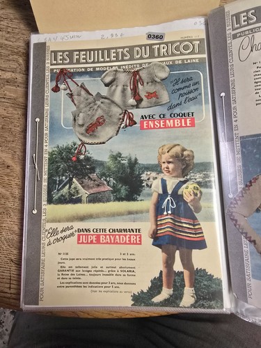 0360 feuillet tricot - feuillet, du