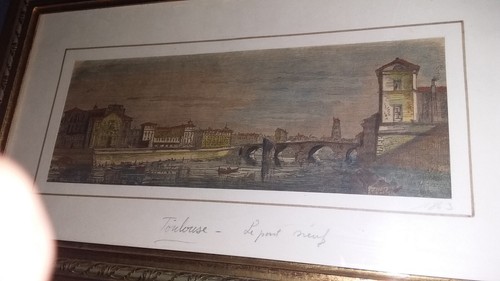 Tableau gravure ancienne - tableau,