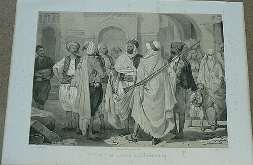 Gravure ancienne algerie - gravure, ancienne-algerie-types