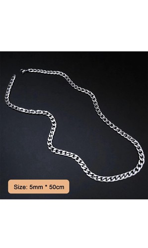 Collier chaîne cubaine homme - collier,