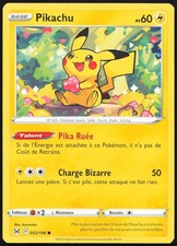 Carte Pokémon Pikachu 052/196   Origine Perdue Français