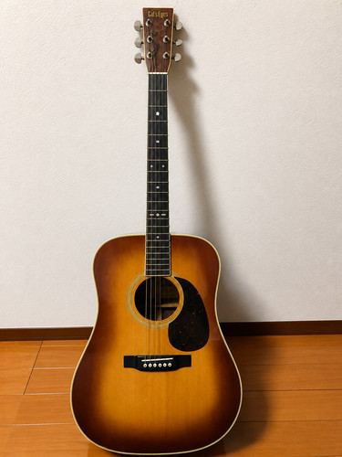 Guitare acoustique vintage
