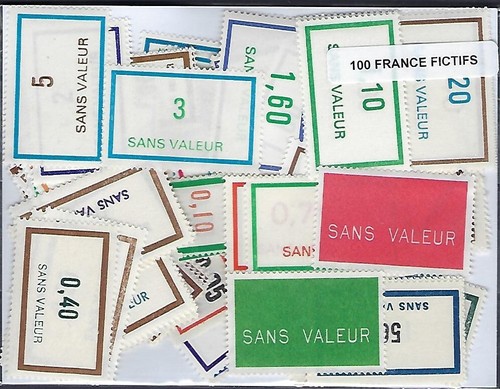 France timbres fictifs 100 - timbres,