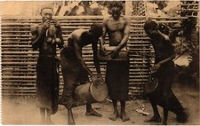 PC BELGIAN CONGO USAGE DU TABAC CHEZ LES WADIA ETHNIC TYPES (a62389)