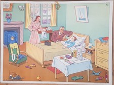 Ancienne Affiche D'école