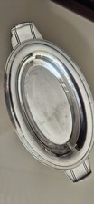 PLAT METAL ARGENTE ART DECO