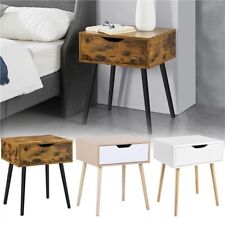 Table de Chevet Scandinave Table de Nuit Chambre en Bois 1 Tioir Bout de Canapé