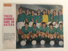 page POSTER ) équipe ASSE ST ETIENNE Oct. 1967