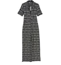 Mango MNG Femme Noir Manches Courtes Jumpsuit Taille S